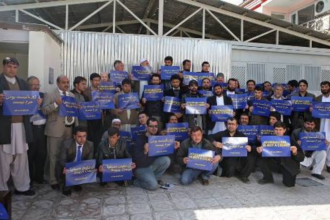 افغان خبریالان په مصر کې د بندي خبریالانو د خوشې کولو غوښتونکي شول